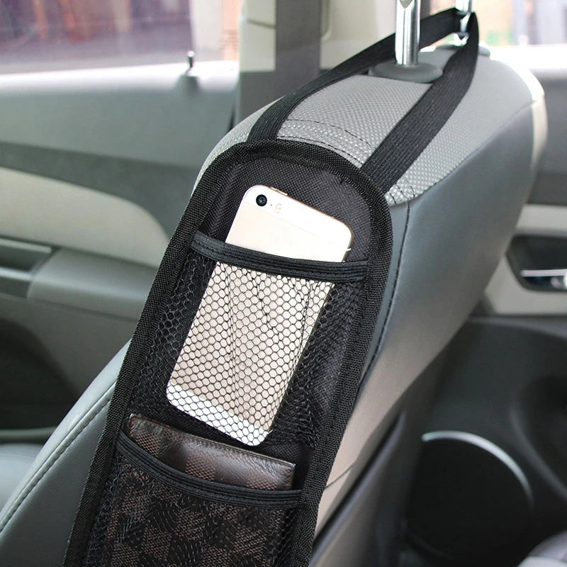 Car Seat Side Organizer Multifunctional Zipper Storage Bag Multi-Pocket Drink Holder Mesh Pocket Car Styling Phone Holder Kairos & Co.
