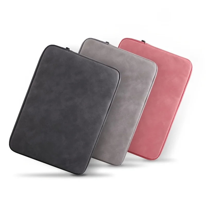 Slim PU Leather Laptop Case 11-15" – Protective Sleeve for MacBook & Tablets Divina Constitutio