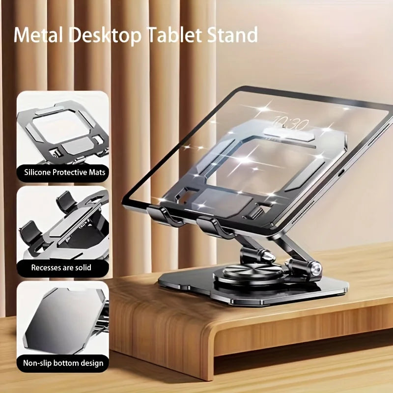 Adjustable Tablet Stand — Multi-Angle Desktop Stand for Streaming, Recipes & Everyday Use Kairos & Co.