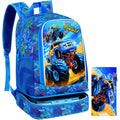 Boys' School Backpack Set – Built-In Lunch Bag Compartment Divina Constitutio