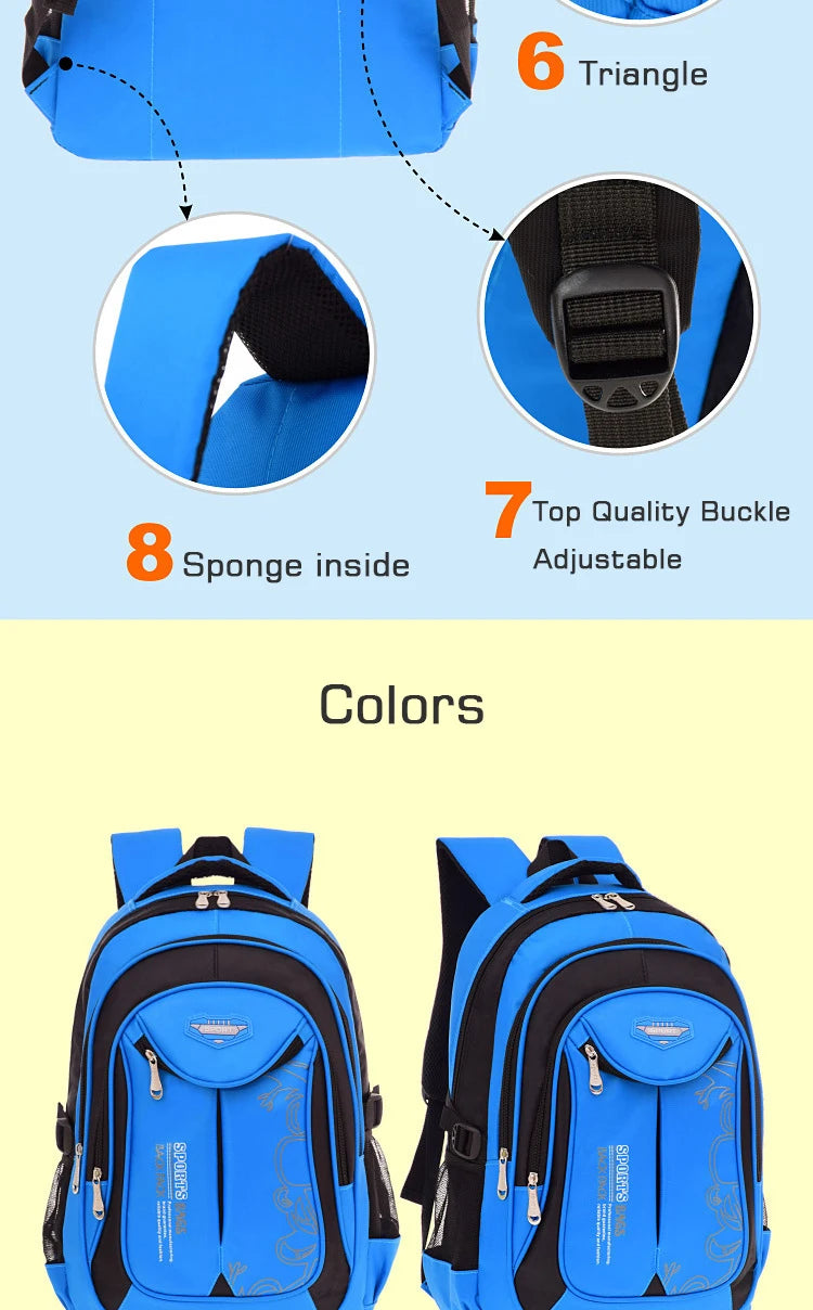 School Backpack for Boys – Durable Bookbag for Kids & Teens Divina Constitutio