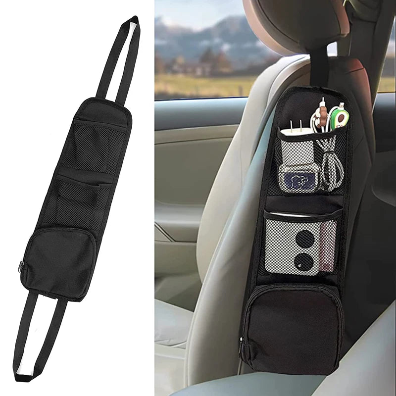 Car Seat Side Organizer Multifunctional Zipper Storage Bag Multi-Pocket Drink Holder Mesh Pocket Car Styling Phone Holder Kairos & Co.