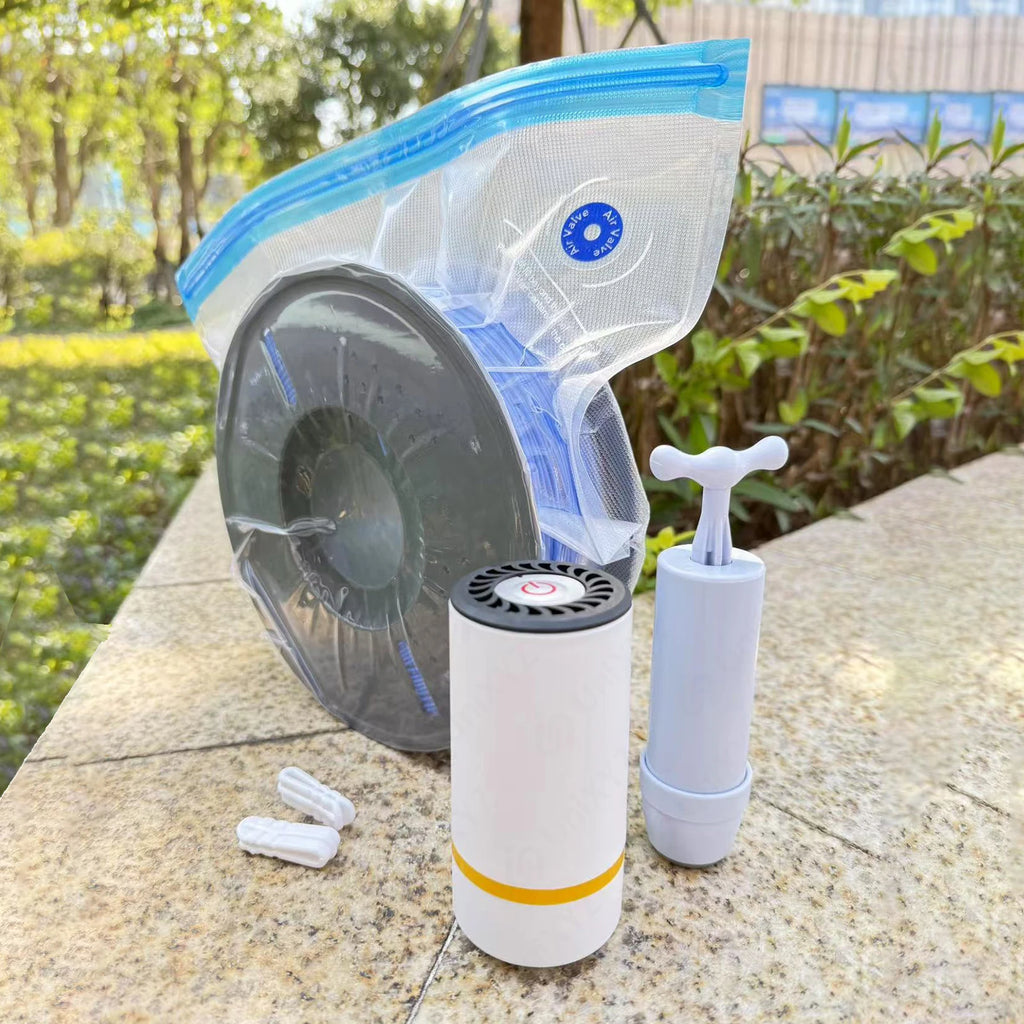 3D Filament Vacuum Storage Bags — Humidity-Resistant Sealing Bags for PLA, ABS & PETG Kairos & Co.