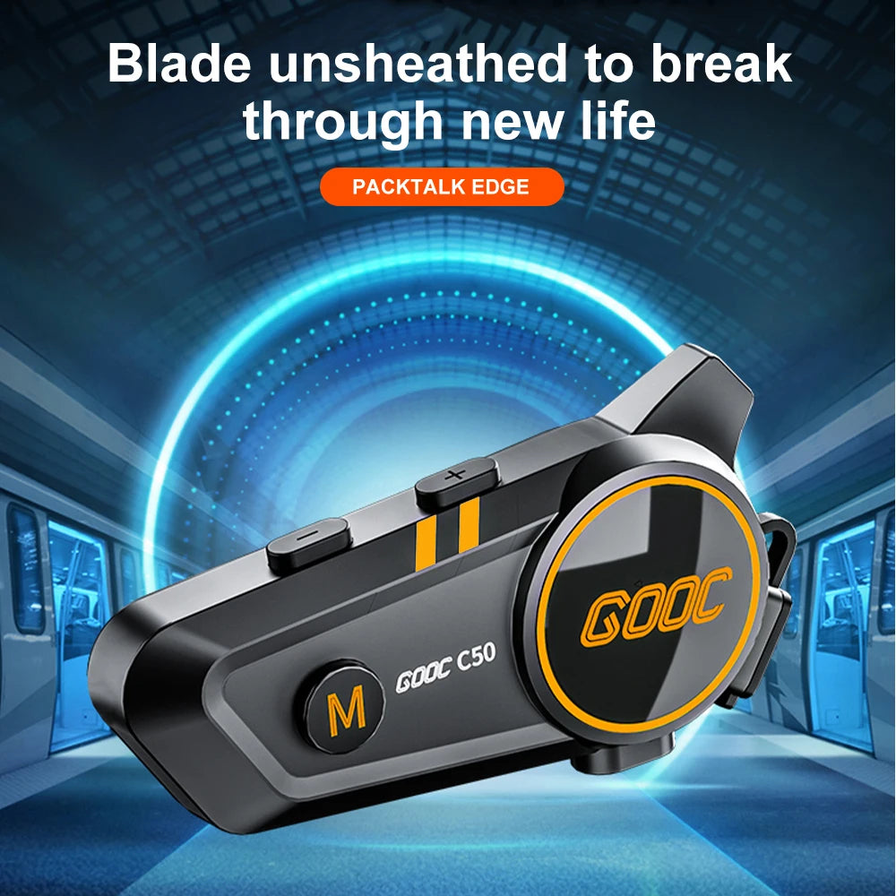 Bluetooth 5.3 Helmet Headset Wireless Hands-free Call Phone Kit Motorcycle Waterproof Earphone MP3 Music Player Speaker for Moto Kairos & Co.