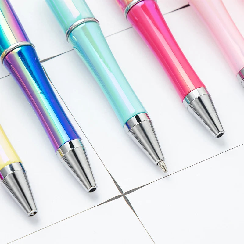 15pcs Beadable Gradient Pens – DIY Craft Ballpoint Set Divina Constitutio