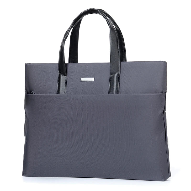 Men's Laptop Briefcase – Business Tote with Notebook Compartment Divina Constitutio
