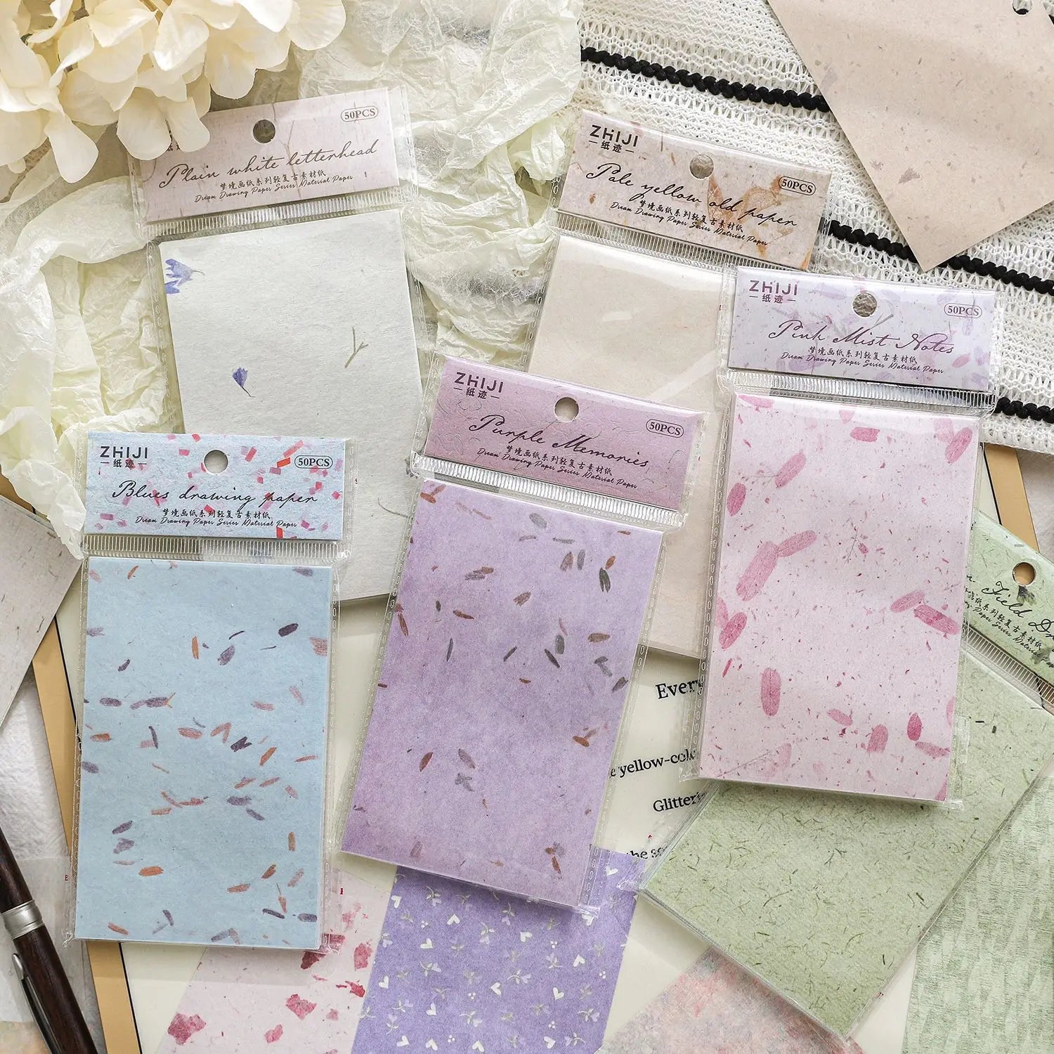 Cleaned-up Title:
Dreamland Memo Pad – 50pcs Decorative Paper for Journaling & Scrapbooking Divina Constitutio