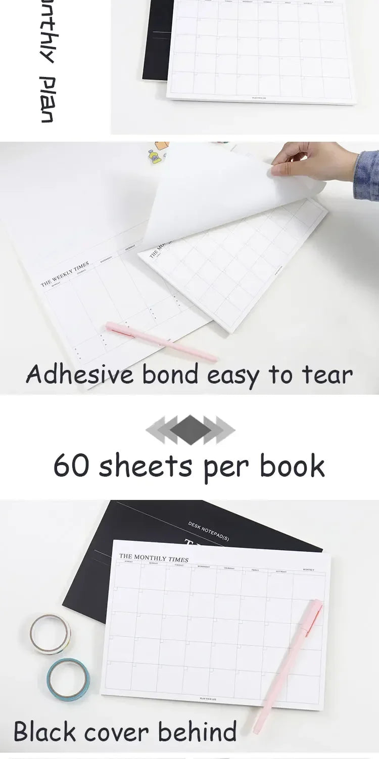 Weekly/Monthly Planner Notebook – Undated Study & Office Agenda Divina Constitutio