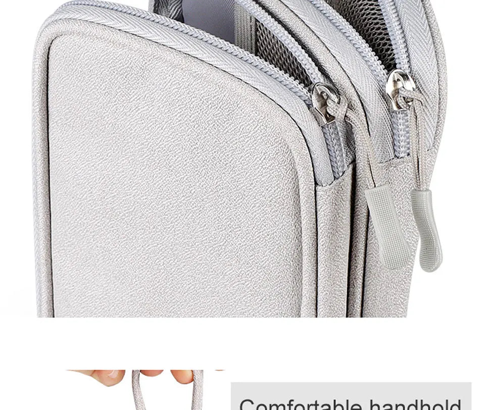 Data Cable Storage Bag Waterproof Portable Carry Case  Storage Bag Travel Organizer Bag for Cable Cord USB Charger Kairos & Co.