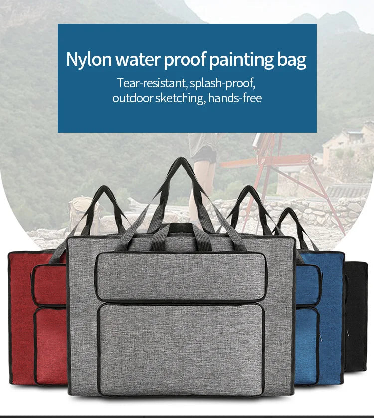 Waterproof Nylon Drawing Board Bag – 8K/4K Art Supplies Carrying Case Divina Constitutio