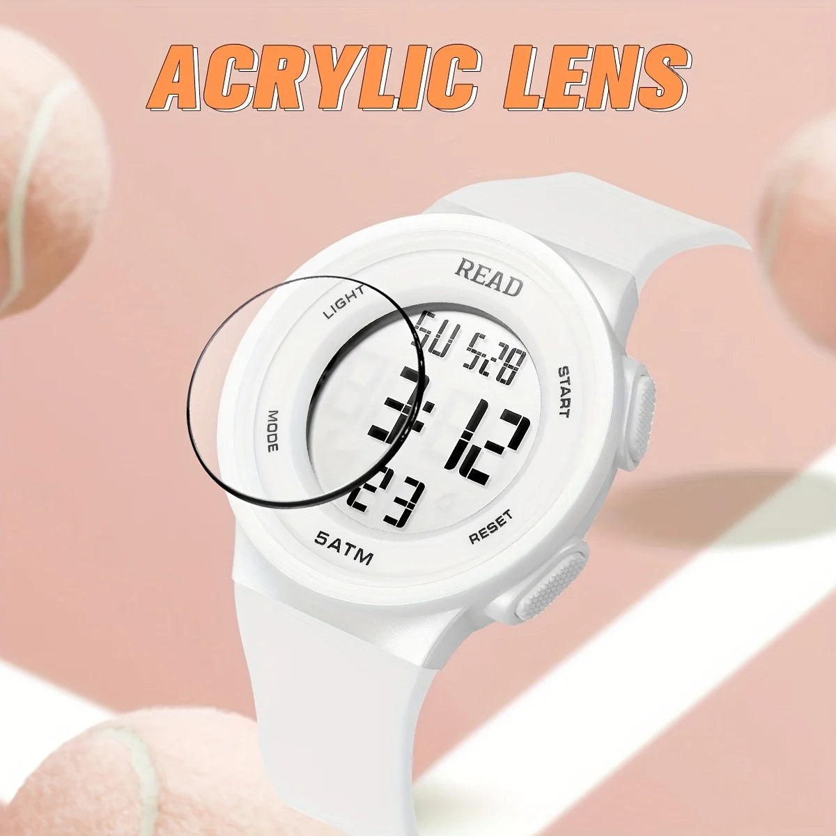 Fashion LED Digital Watch for Women – Waterproof Divina Constitutio