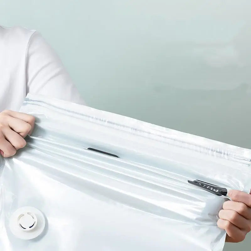 No Need Pump Vacuum Bags Large Plastic Storage Bags for Storing Clothes Blankets Compression Empty Bag Covers Travel Accessories Kairos & Co.