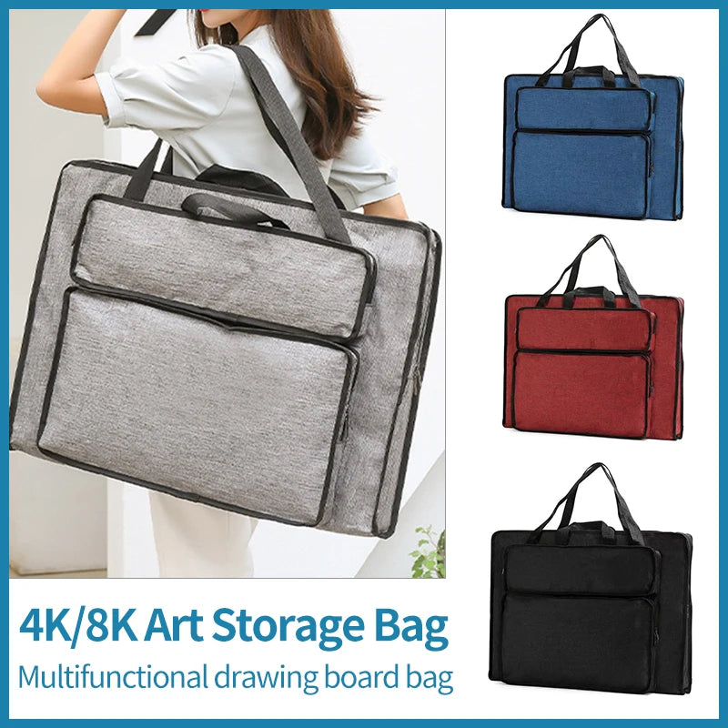 Waterproof Nylon Drawing Board Bag – 8K/4K Art Supplies Carrying Case Divina Constitutio