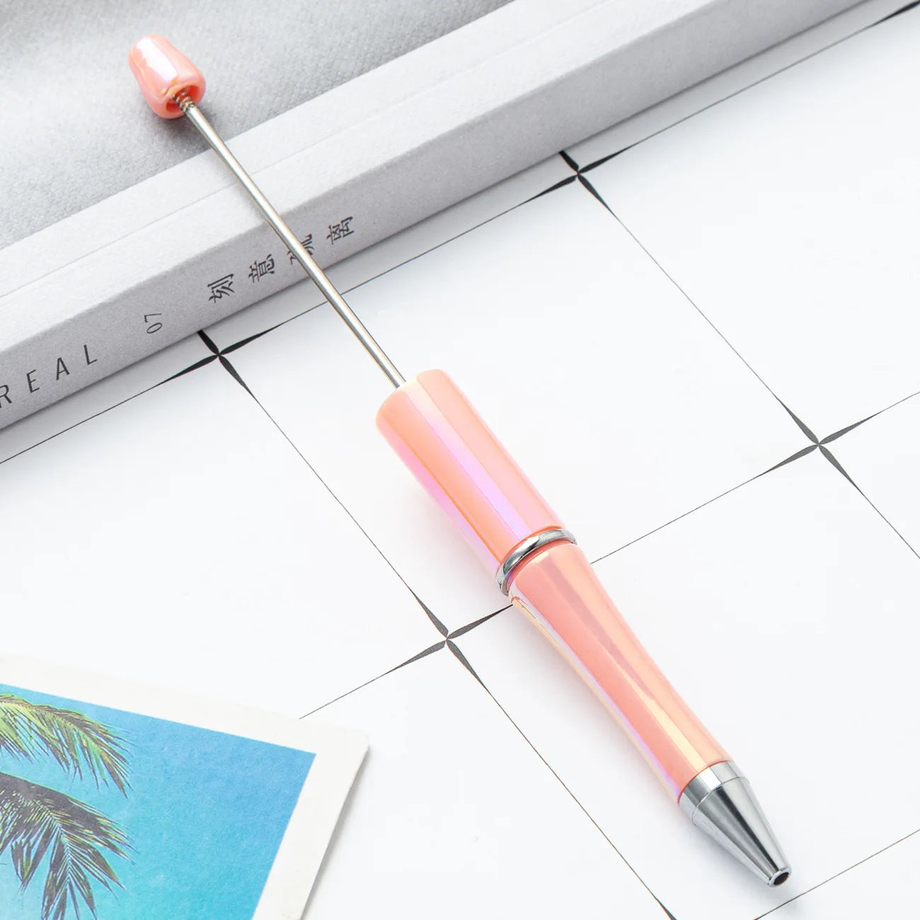 15pcs Beadable Gradient Pens – DIY Craft Ballpoint Set Divina Constitutio