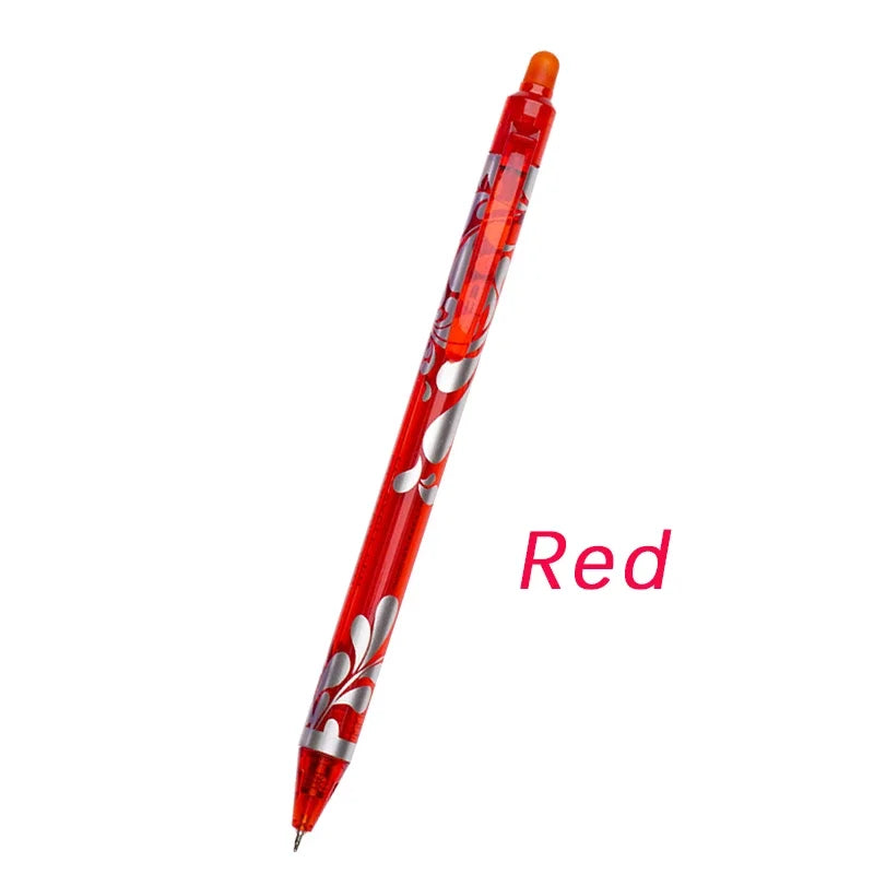 Erasable Gel Pen Set – 6-Color Kawaii Stationery, 0.5mm Divina Constitutio