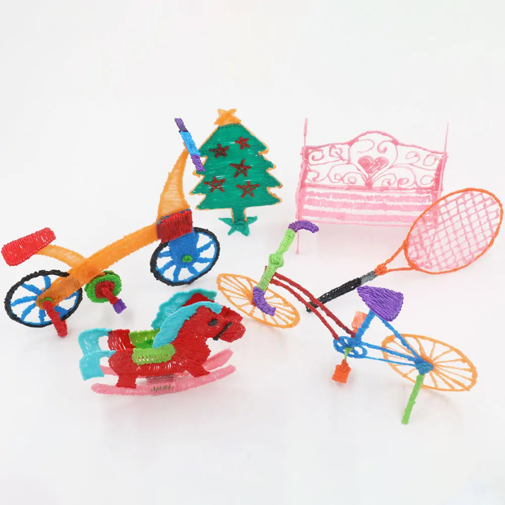 PLA Filament Refills for 3D Printing Pens — Odorless & Safe, Available in 50M–200M Kairos & Co.