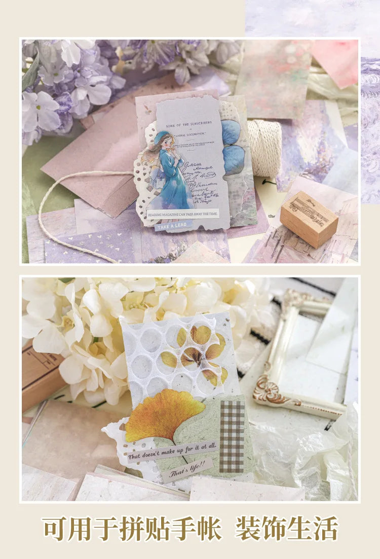 Cleaned-up Title:
Dreamland Memo Pad – 50pcs Decorative Paper for Journaling & Scrapbooking Divina Constitutio