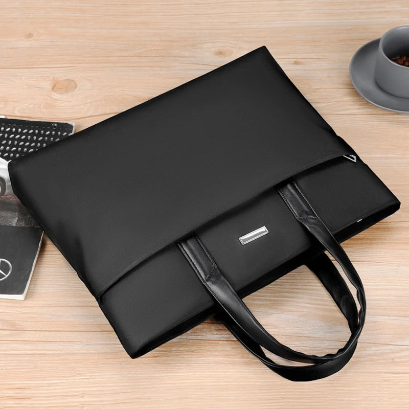 Men's Laptop Briefcase – Business Tote with Notebook Compartment Divina Constitutio