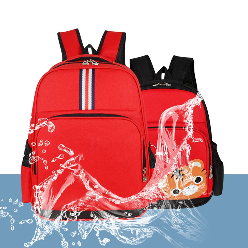 (6 7) Cartoon Print Kids Backpack – Waterproof School Bag for Boys & Girls Divina Constitutio