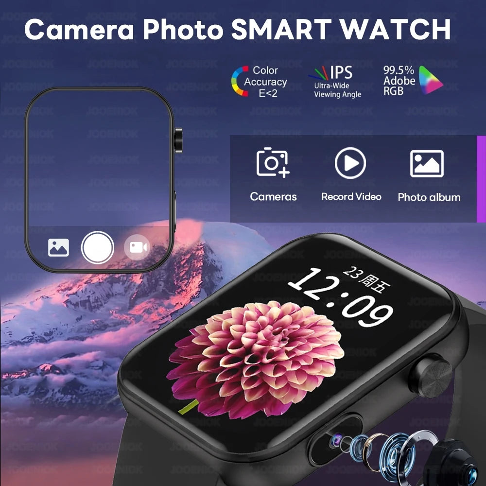 Smart Watch with Camera & Fitness Tracking – Bluetooth Calling Divina Constitutio
