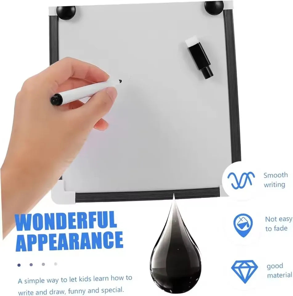 Magnetic Black Dry Erase Markers with Eraser Cap White Board Dry erase Markers Classroom Dry Wipe Pens for Home Office School Kairos & Co.