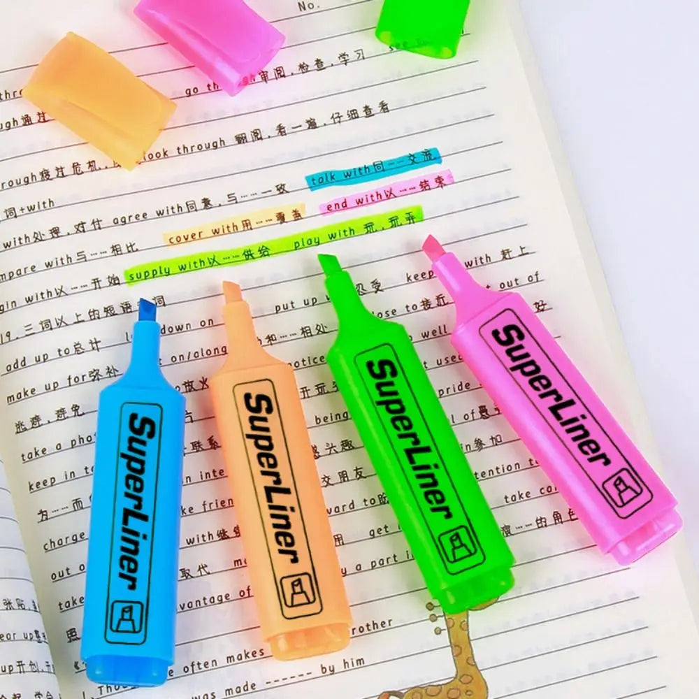 Colorful Pastel Highlighters & Art Markers – 4/6 Color Set Kairos & Co.
