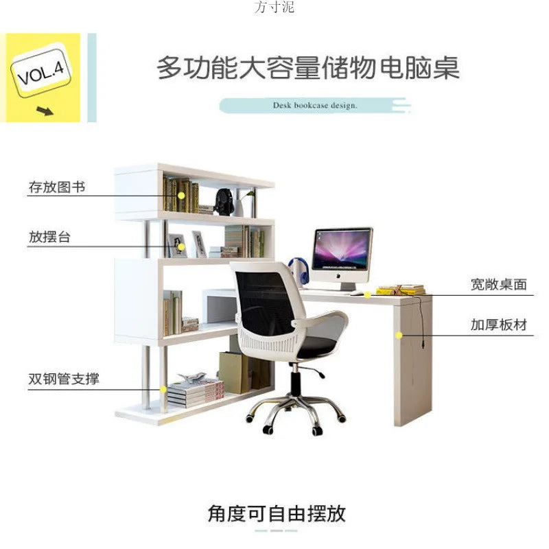 Wooden Workspace & Storage Shelf Kairos & Co.