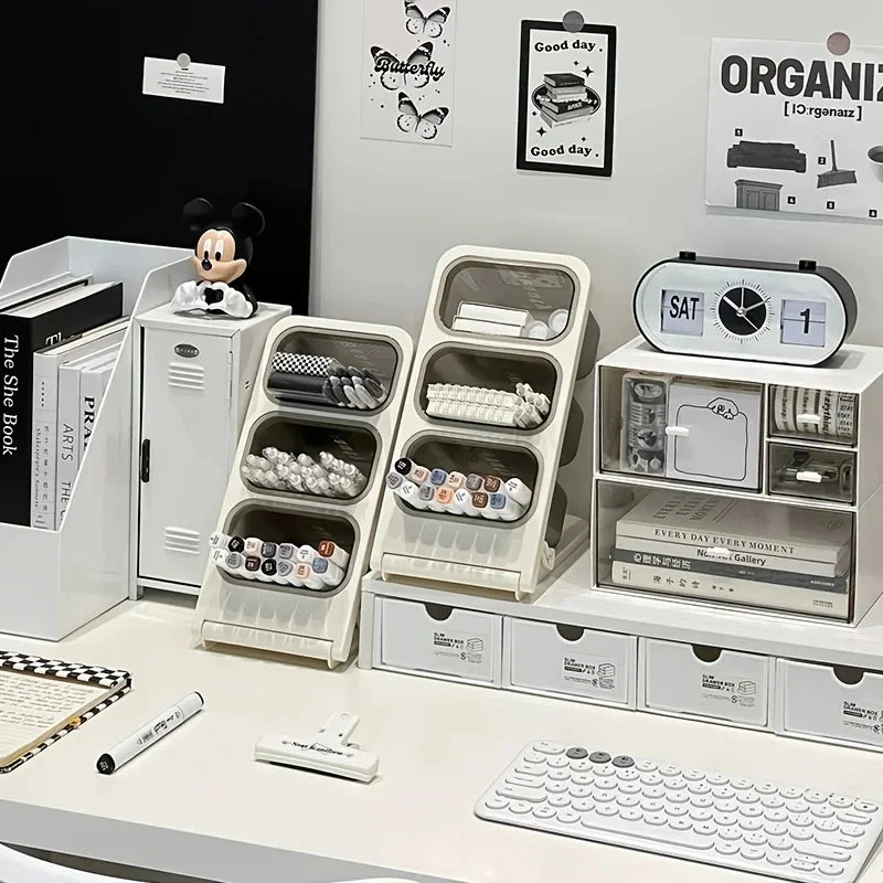 Large Capacity Desk Organizer – Pen & Pencil Holder Storage Box Kairos & Co.