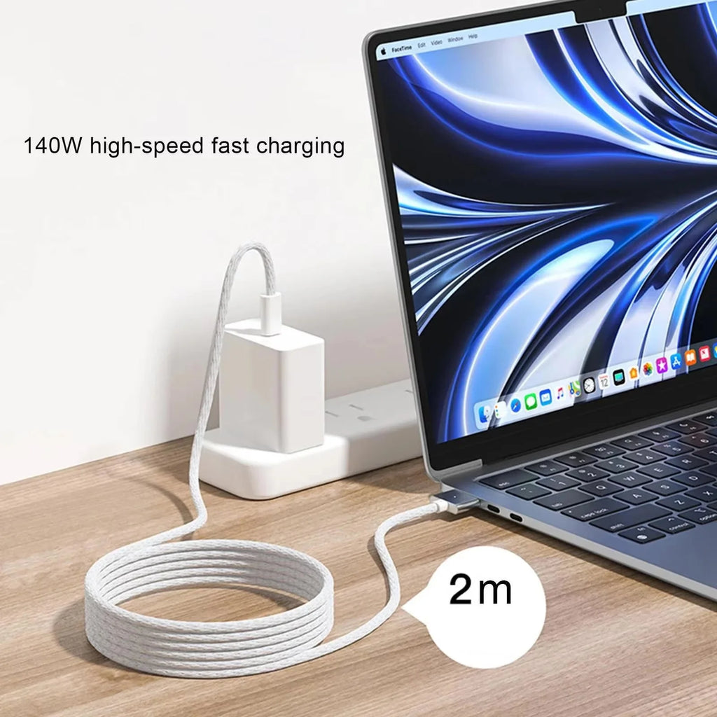 USB-C to MagSafe 3 Charging Cable – 140W PD Adapter for MacBook Pro/Air Divina Constitutio