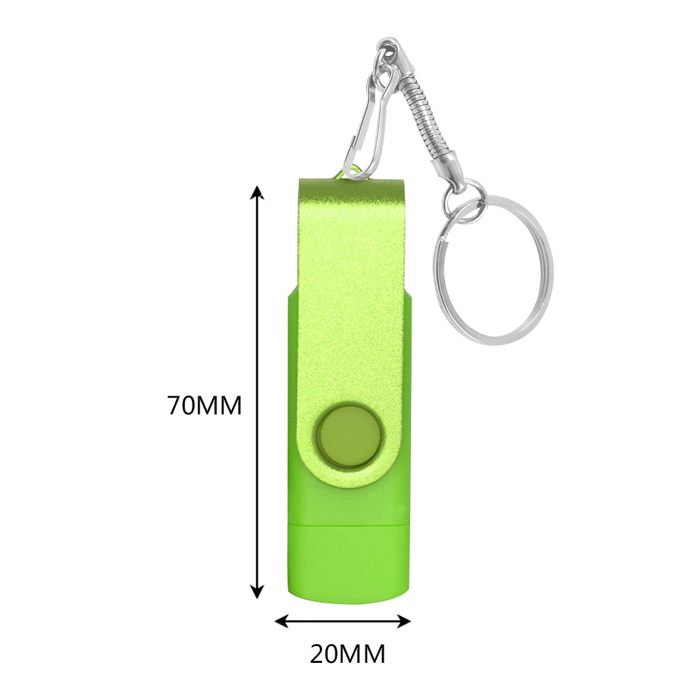 2-in-1 USB 3.0 & Type-C Flash Drive – Rotating Pendrive (16GB-256GB) Divina Constitutio