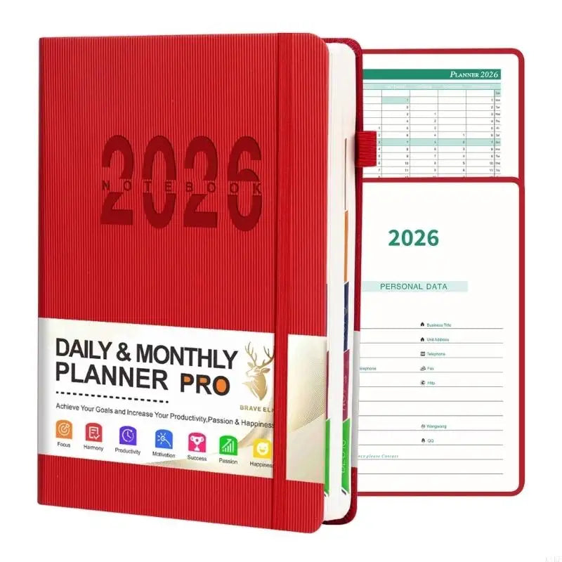 2026 Daily Planner Notebook – Compact Time Management Organizer Divina Constitutio