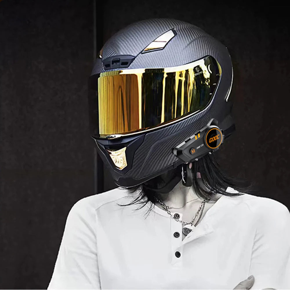 Bluetooth 5.3 Helmet Headset Wireless Hands-free Call Phone Kit Motorcycle Waterproof Earphone MP3 Music Player Speaker for Moto Kairos & Co.
