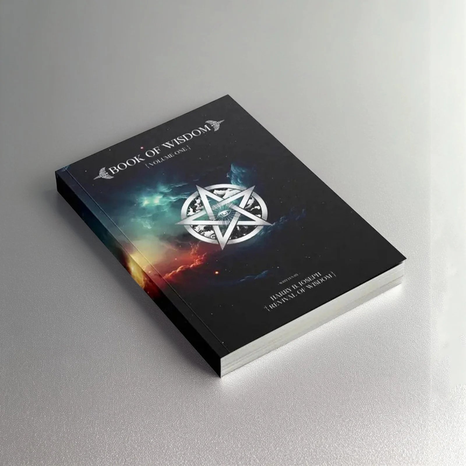 Book of Wisdom with Colorful Pages Philosophical Life Guidance Notebook for Self Reflection and Meditation Book Librosphilosophy Kairos & Co.