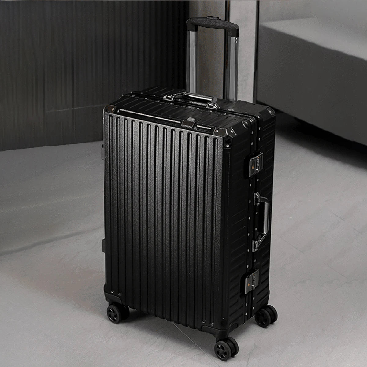 Trolley Luggage 20 24 26 28" Aluminum Frame Rolling Luggage Case USB Travel Suitcase on Wheels Combination Lock Carry on Luggage Kairos & Co.
