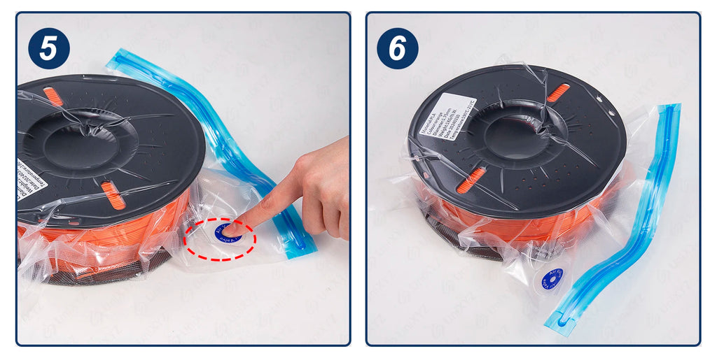 3D Filament Vacuum Storage Bags — Humidity-Resistant Sealing Bags for PLA, ABS & PETG Kairos & Co.