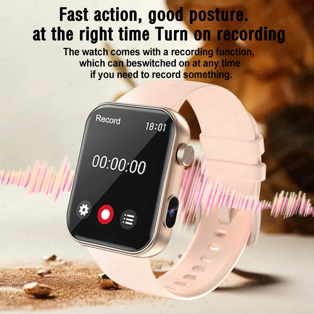 Smart Watch with Camera & Fitness Tracking – Bluetooth Calling Divina Constitutio