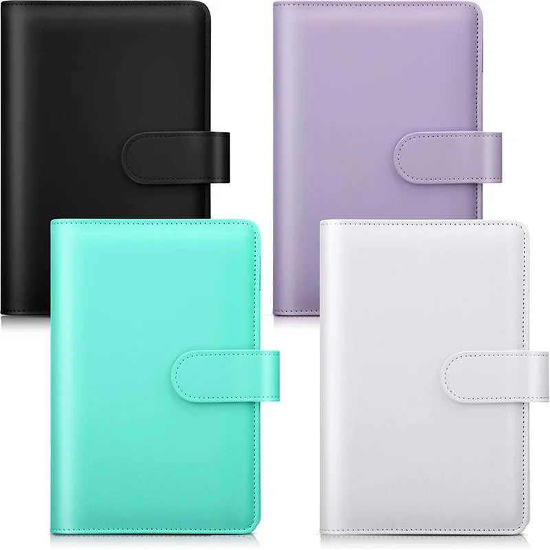 Macaron Series PU Leather Notebook Cover – A5/A6 Clip-On Binder Divina Constitutio
