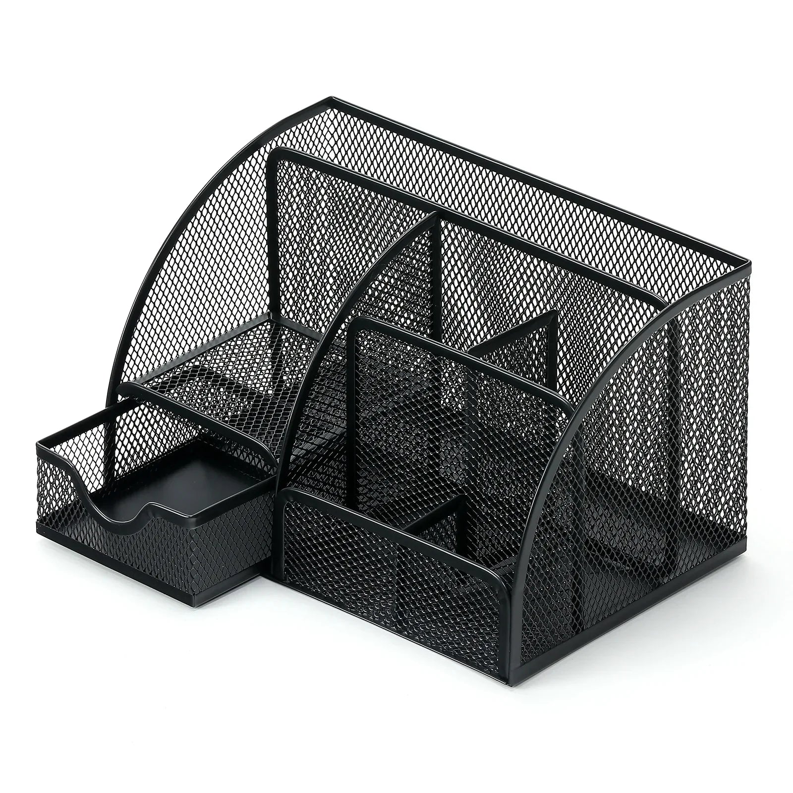 Large Capacity Metal Pen Holder & Desktop Storage Organizer Kairos & Co.