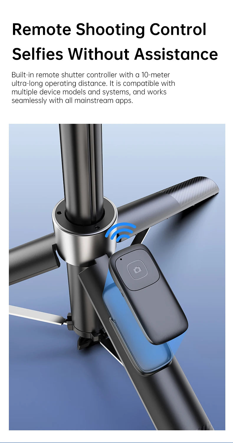 Extendable Magnetic Selfie Stick & Tripod with Remote Divina Constitutio