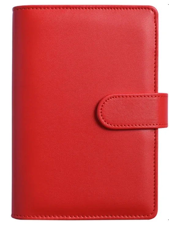 Macaron Series PU Leather Notebook Cover – A5/A6 Clip-On Binder Divina Constitutio