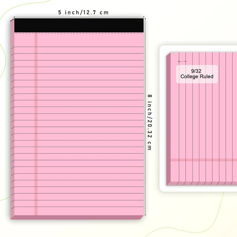 University Grid Notebook – 12.7x20.32cm Tearable Legal Notepad Divina Constitutio