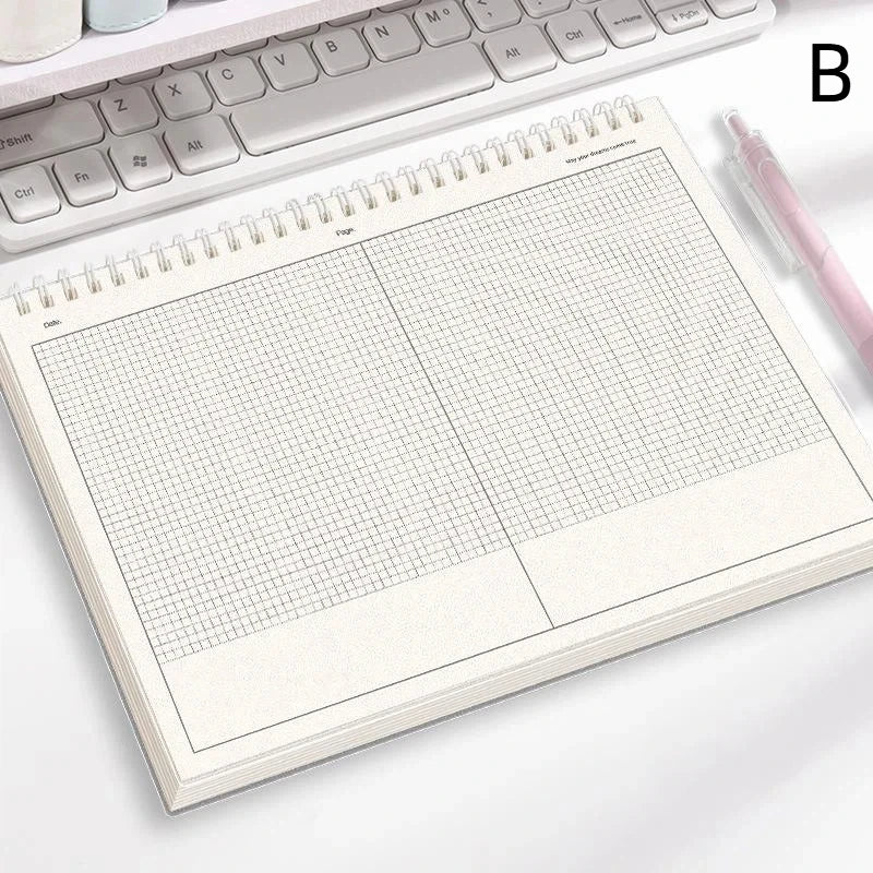 B5 Coil Notebook 60 Sheets – Thick Paper Notepad for Classroom Note-Taking Divina Constitutio