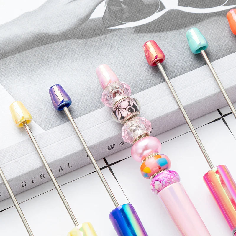 15pcs Beadable Gradient Pens – DIY Craft Ballpoint Set Divina Constitutio