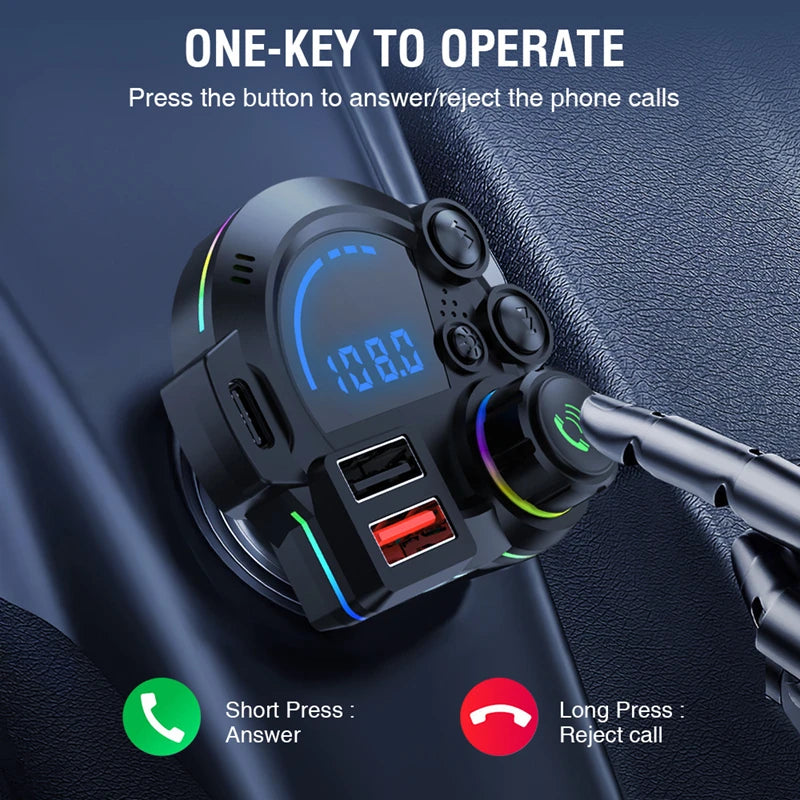DriveSync™ FM Transmitter 🚗🎵 — Wireless Music & Calls Anywhere The Car Boutique Store