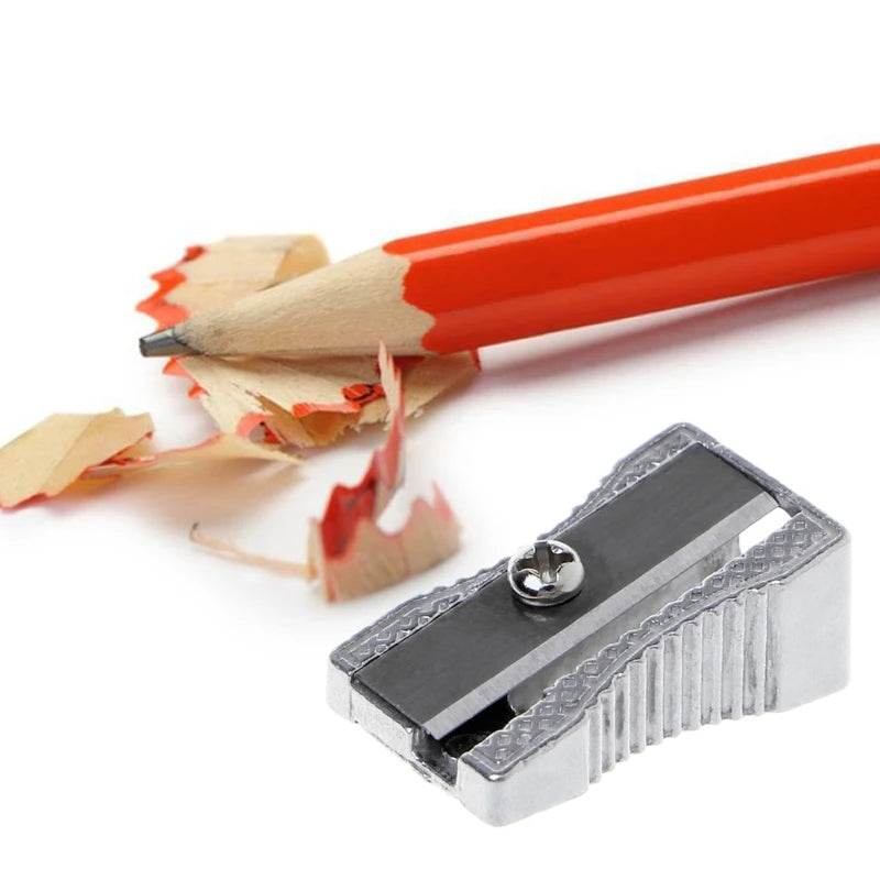 Metal Single Hole Pencil Sharpener – Compact Bevelled Design Divina Constitutio