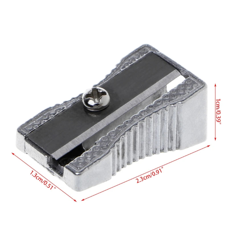 Metal Single Hole Pencil Sharpener – Compact Bevelled Design Divina Constitutio