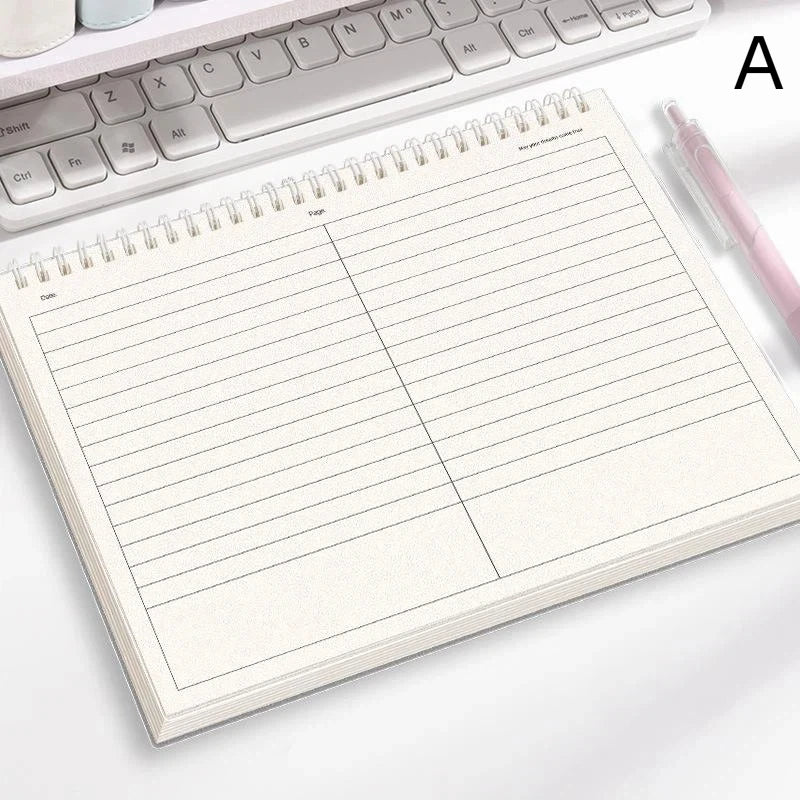 B5 Coil Notebook 60 Sheets – Thick Paper Notepad for Classroom Note-Taking Divina Constitutio