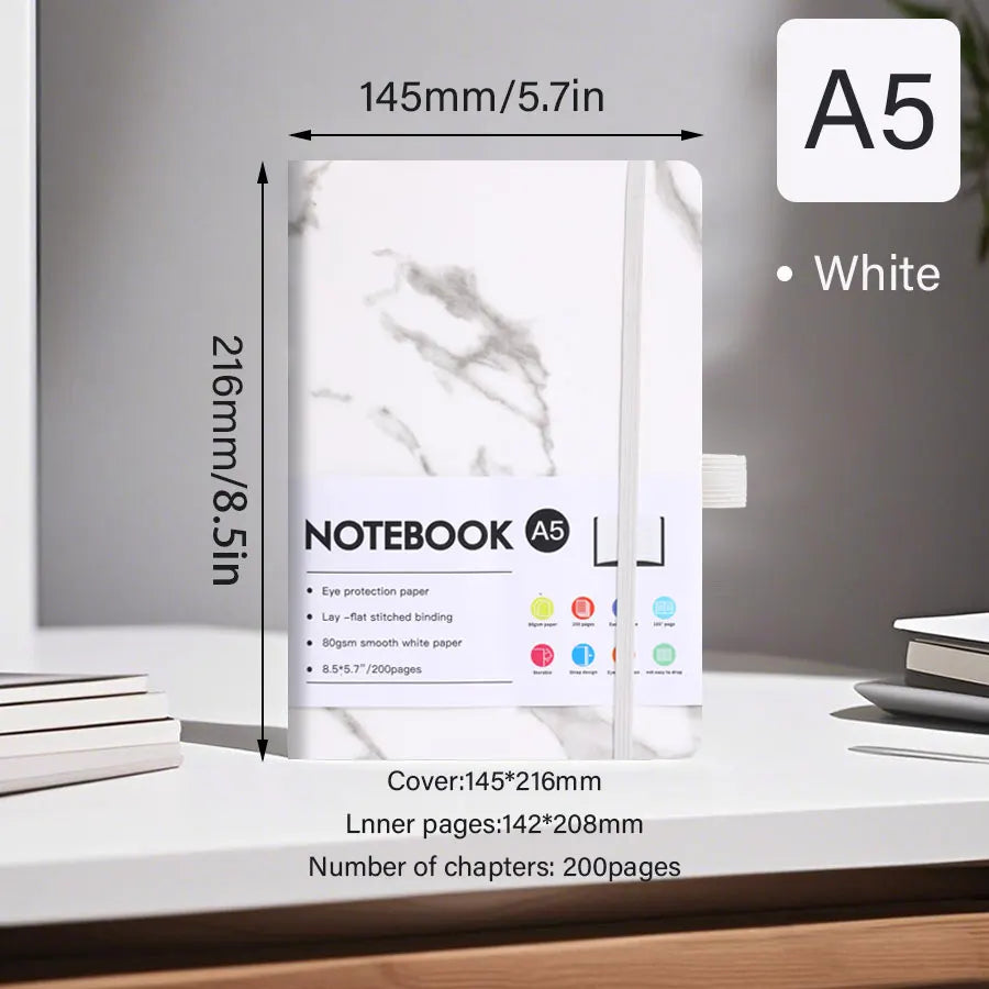 Professional A5 Notebook – Thickened Paper, Compact & Lightweight Office Planner for Work, Students & Sellers Kairos & Co.