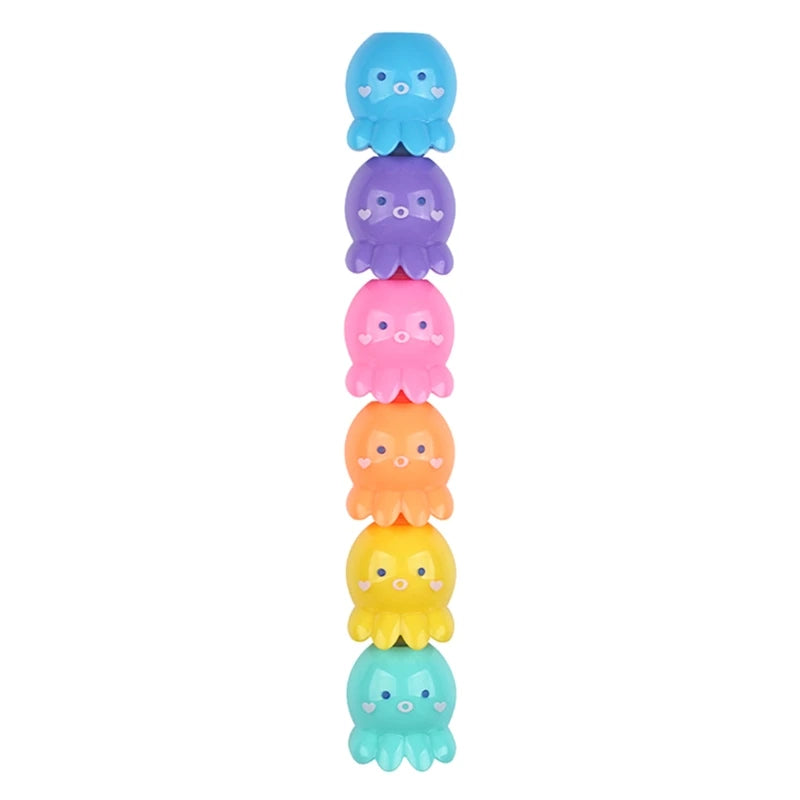 Colorful Octopus Highlighter Marker Pens – Pastel Colors Kairos & Co.