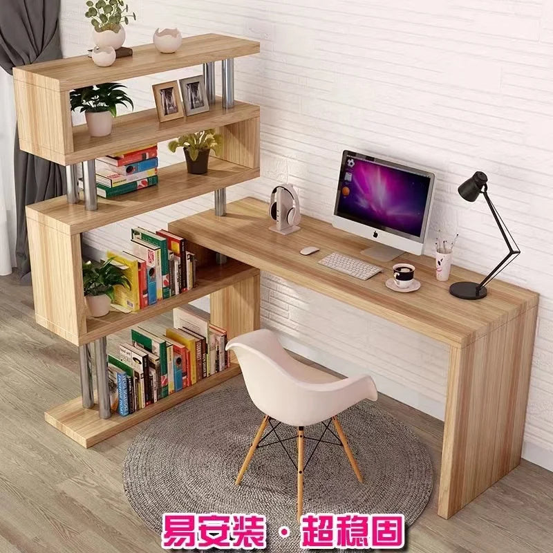 Wooden Workspace & Storage Shelf Kairos & Co.